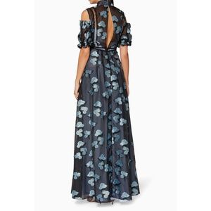 self portrait blue floral dress